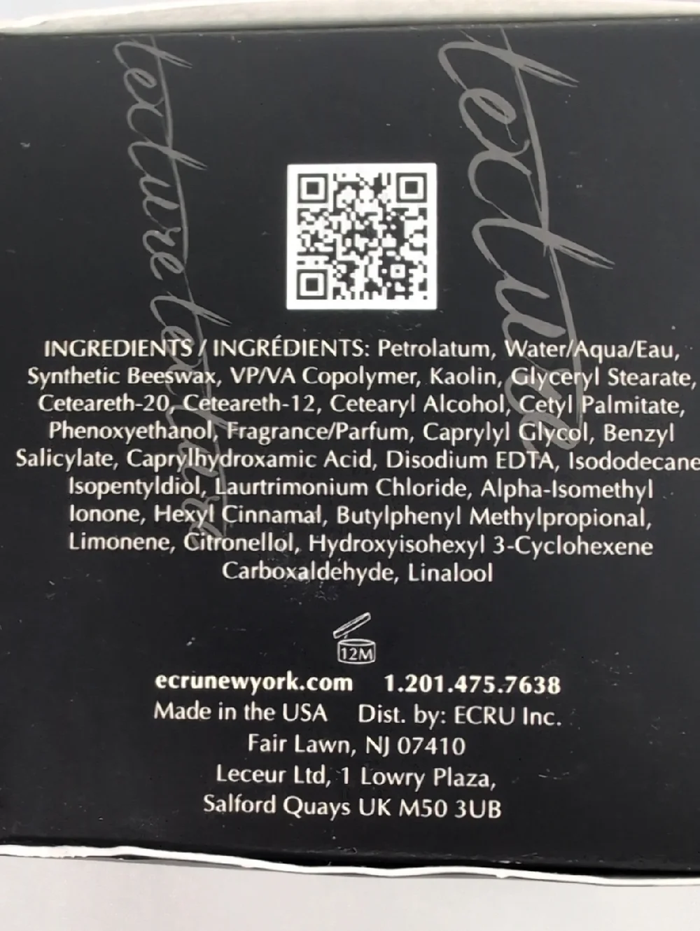 Ecru New York Texture Dry Hair Wax